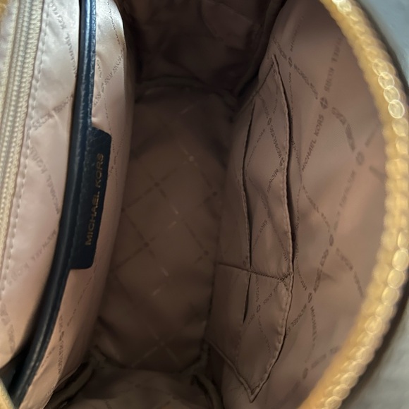 Michael Kors Abbey Leather Backpack - Picture 5 of 6